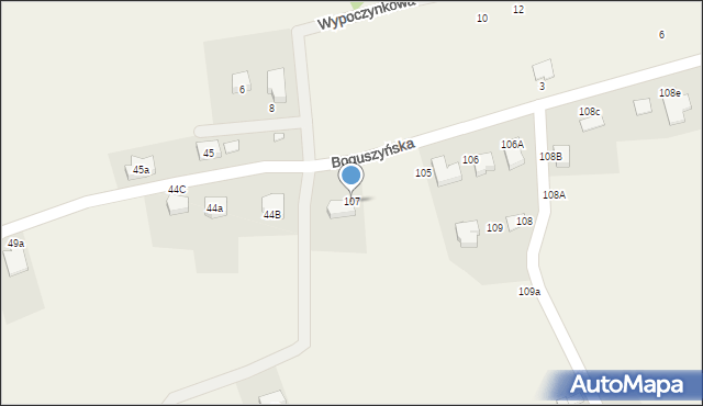 Boguszyn, Boguszyn, 107, mapa Boguszyn