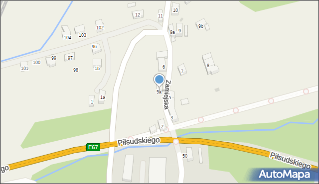 Boguszyn, Boguszyn, 5a, mapa Boguszyn