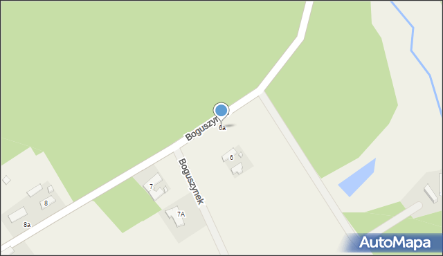 Boguszynek, Boguszynek, 6a, mapa Boguszynek