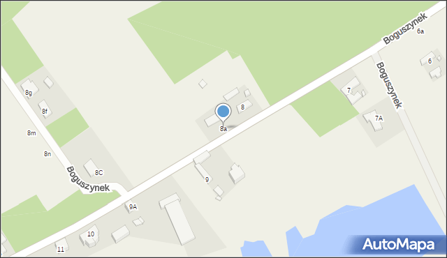 Boguszynek, Boguszynek, 8a, mapa Boguszynek