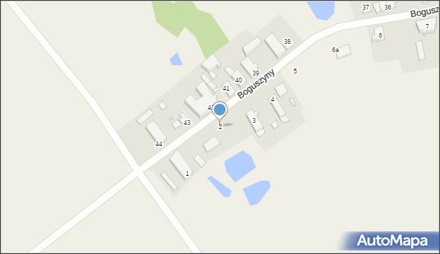 Boguszyny, Boguszyny, 2, mapa Boguszyny