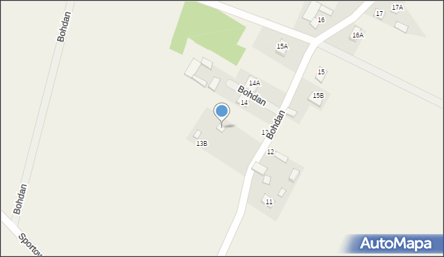 Bohdan, Bohdan, 13a, mapa Bohdan
