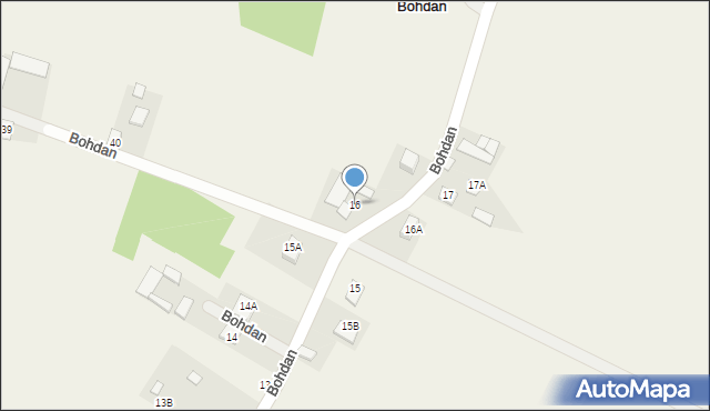 Bohdan, Bohdan, 16, mapa Bohdan