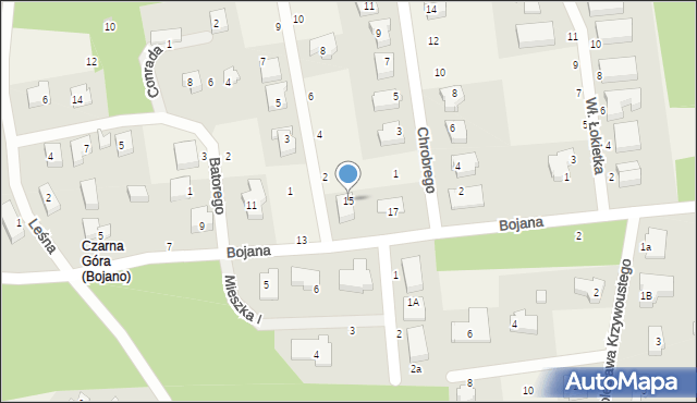Bojano, Bojana, mjr., 15, mapa Bojano