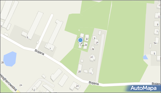 Bojano, Bojana, mjr., 3e, mapa Bojano