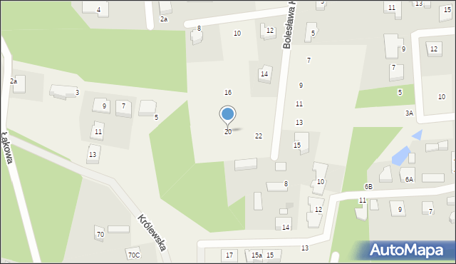 Bojano, Bolesława Krzywoustego, 20, mapa Bojano