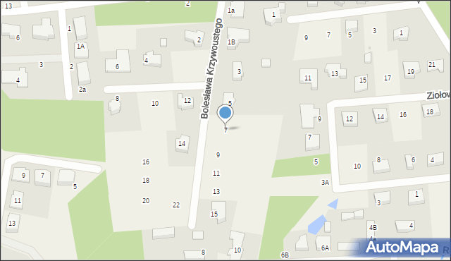 Bojano, Bolesława Krzywoustego, 7, mapa Bojano