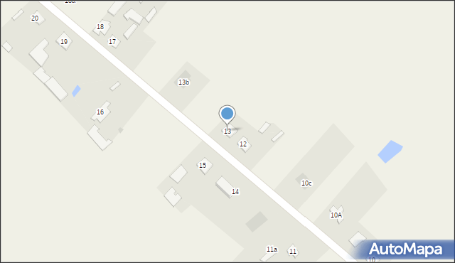 Bojanówka, Bojanówka, 13, mapa Bojanówka