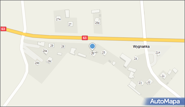 Bojanówka, Bojanówka, 26, mapa Bojanówka