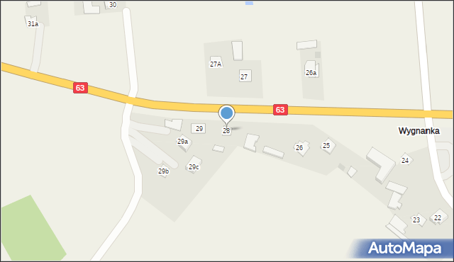 Bojanówka, Bojanówka, 28, mapa Bojanówka