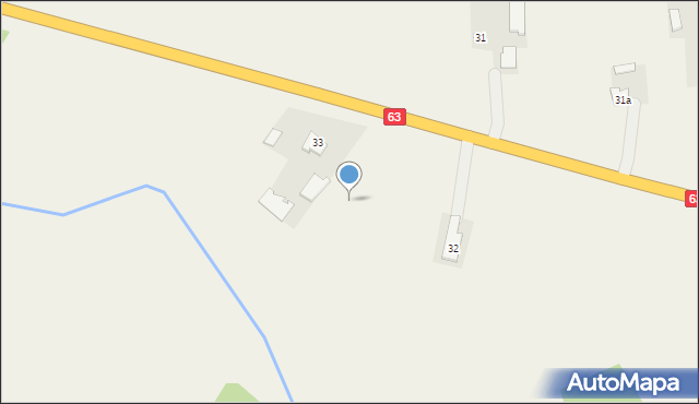 Bojanówka, Bojanówka, 33a, mapa Bojanówka