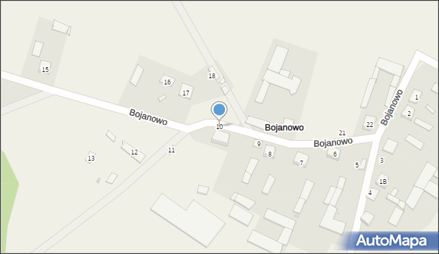 Bojanowo, Bojanowo, 10, mapa Bojanowo