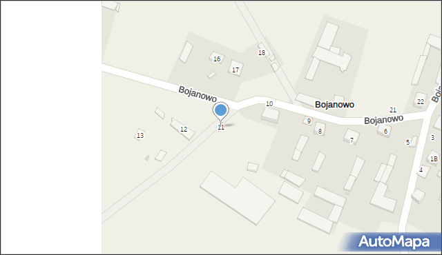 Bojanowo, Bojanowo, 11, mapa Bojanowo