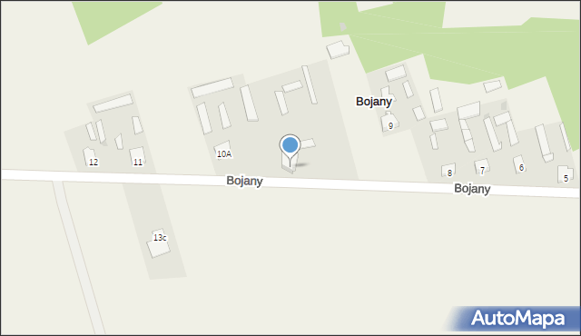 Bojany, Bojany, 10, mapa Bojany