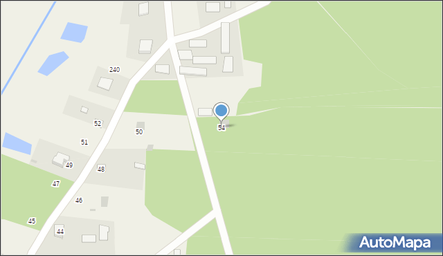 Bójki, Bójki, 54, mapa Bójki