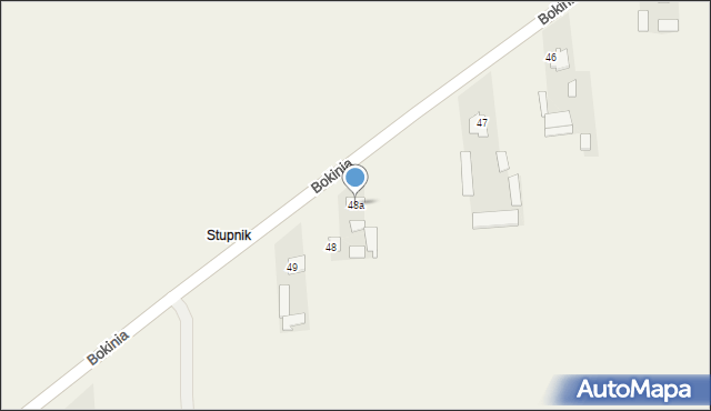 Bokinia, Bokinia, 48a, mapa Bokinia