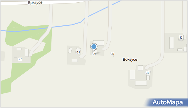 Boksyce, Boksyce, 29, mapa Boksyce