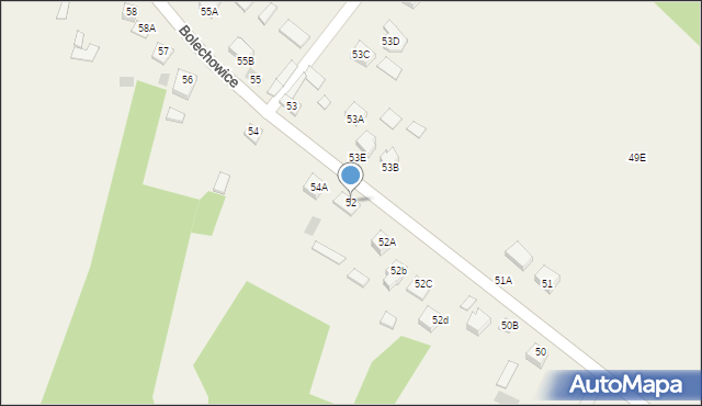 Bolechowice, Bolechowice, 52, mapa Bolechowice