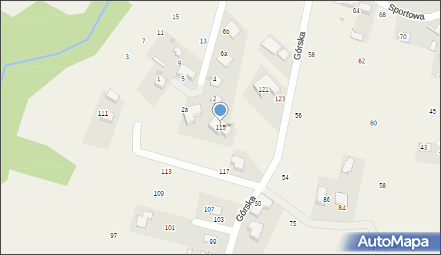 Bolechowice, Bolechowice, 115, mapa Bolechowice