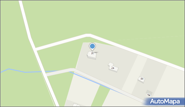 Bolechowo, Bolechowo, 1c, mapa Bolechowo