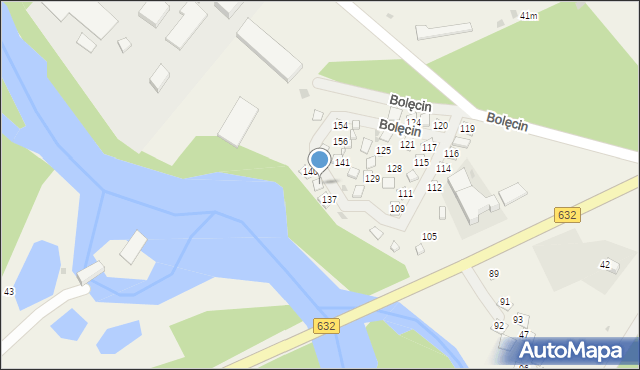 Bolęcin, Bolęcin, 139, mapa Bolęcin