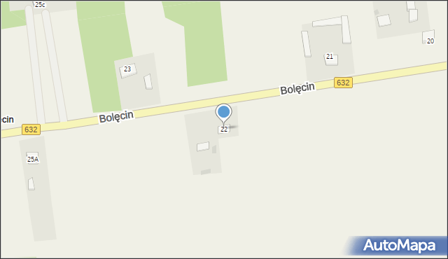 Bolęcin, Bolęcin, 22, mapa Bolęcin