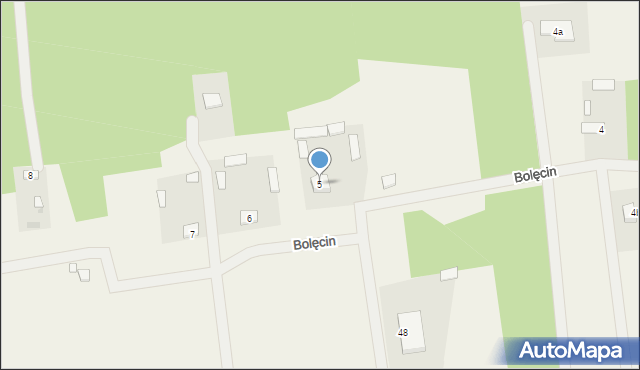 Bolęcin, Bolęcin, 5, mapa Bolęcin