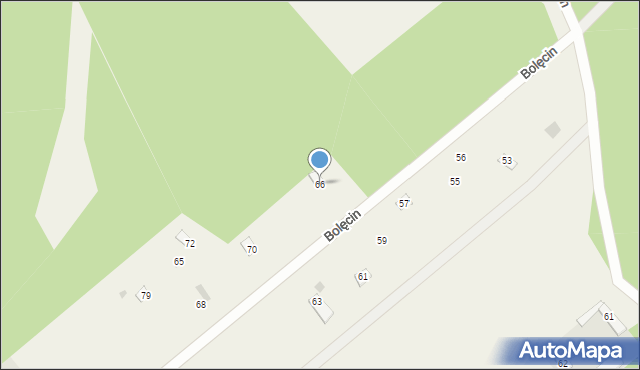 Bolęcin, Bolęcin, 66, mapa Bolęcin