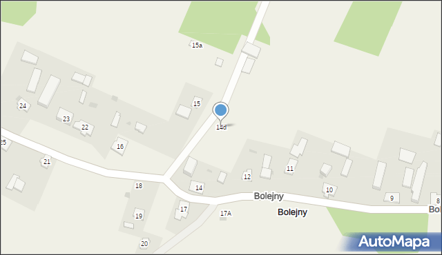 Bolejny, Bolejny, 14d, mapa Bolejny