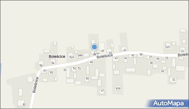 Boleścice, Boleścice, 48, mapa Boleścice