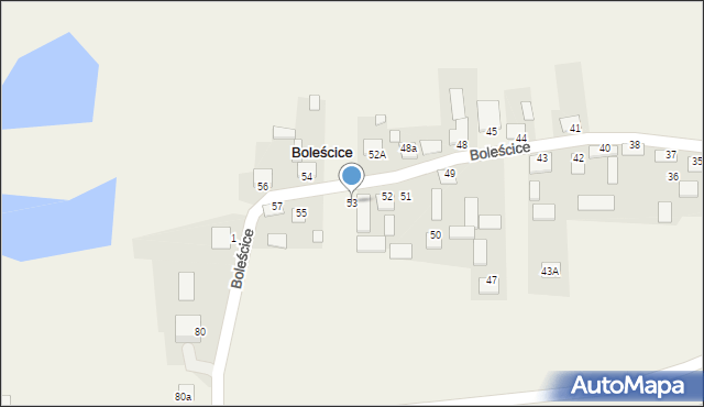 Boleścice, Boleścice, 53, mapa Boleścice