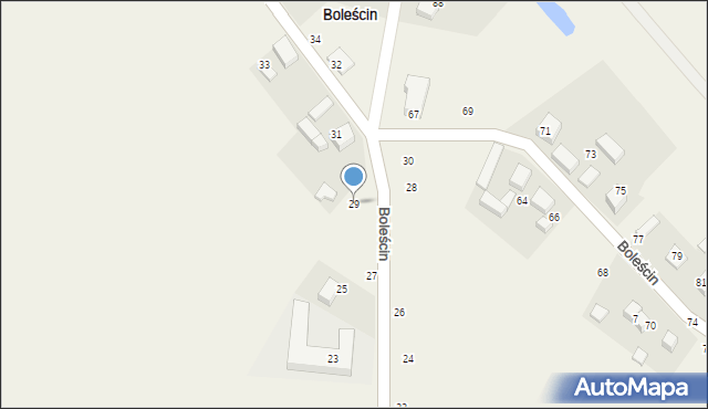 Boleścin, Boleścin, 29, mapa Boleścin