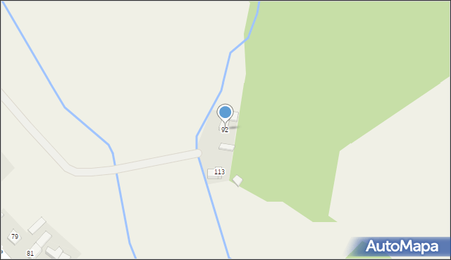 Boleścin, Boleścin, 92, mapa Boleścin