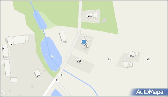 Boleścin, Boleścin, 98, mapa Boleścin