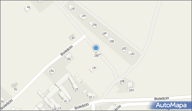 Boleścin, Boleścin, 15e, mapa Boleścin