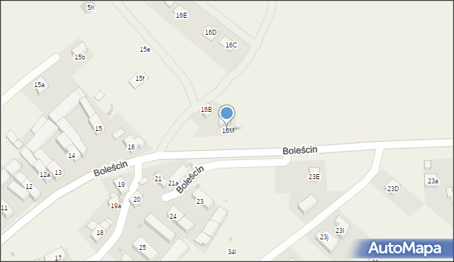 Boleścin, Boleścin, 16M, mapa Boleścin