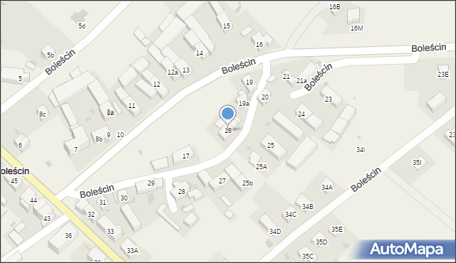 Boleścin, Boleścin, 18, mapa Boleścin