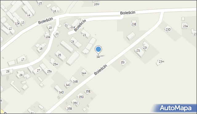 Boleścin, Boleścin, 34l, mapa Boleścin