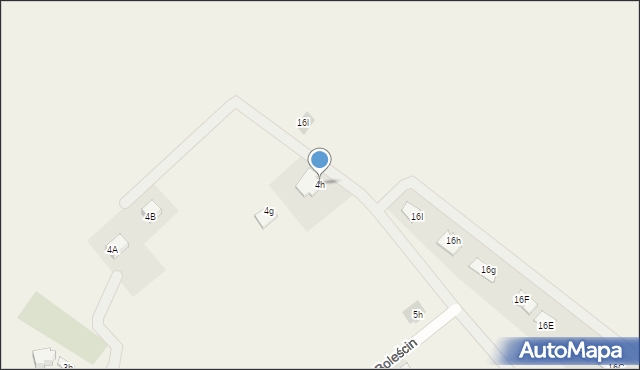 Boleścin, Boleścin, 4h, mapa Boleścin