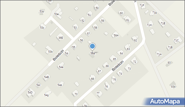 Boleścin, Boleścin, 56a, mapa Boleścin