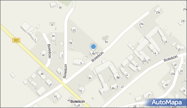 Boleścin, Boleścin, 5b, mapa Boleścin