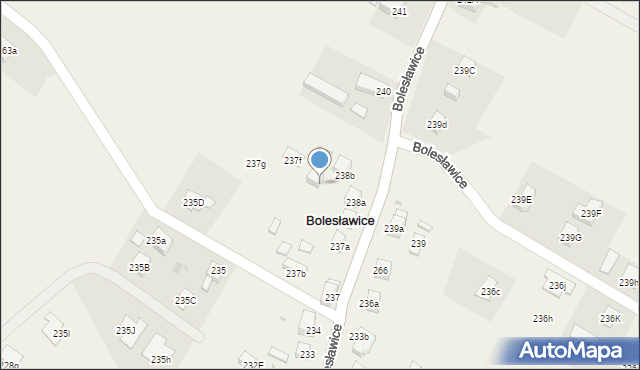 Bolesławice, Bolesławice, 238c, mapa Bolesławice