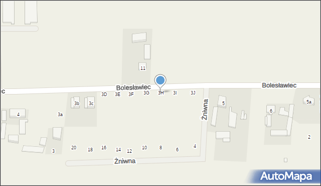 Bolesławiec, Bolesławiec, 3H, mapa Bolesławca