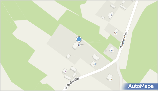 Bolesławów, Bolesławów, 4b, mapa Bolesławów