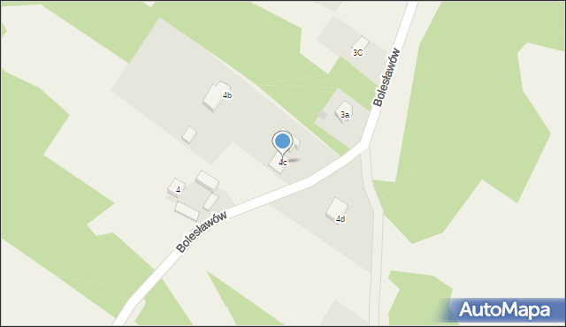 Bolesławów, Bolesławów, 4c, mapa Bolesławów