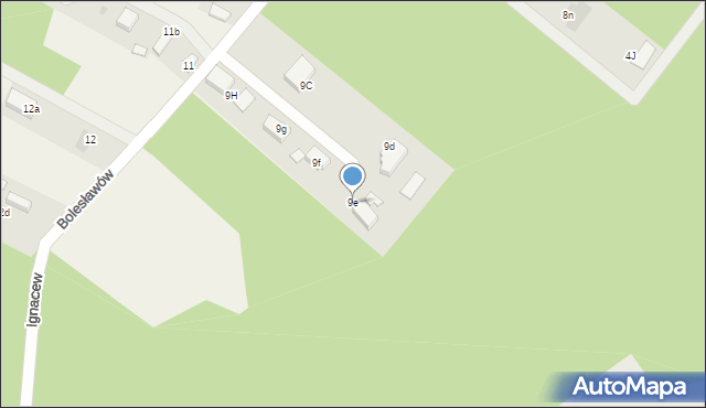 Bolesławów, Bolesławów, 9e, mapa Bolesławów