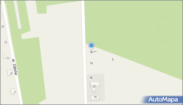 Bolesławowo, Bolesławowo, 5h, mapa Bolesławowo