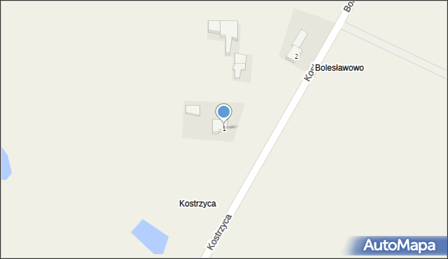 Bolesławowo, Bolesławowo, 1, mapa Bolesławowo