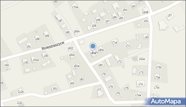 Bolestraszyce, Bolestraszyce, 180a, mapa Bolestraszyce
