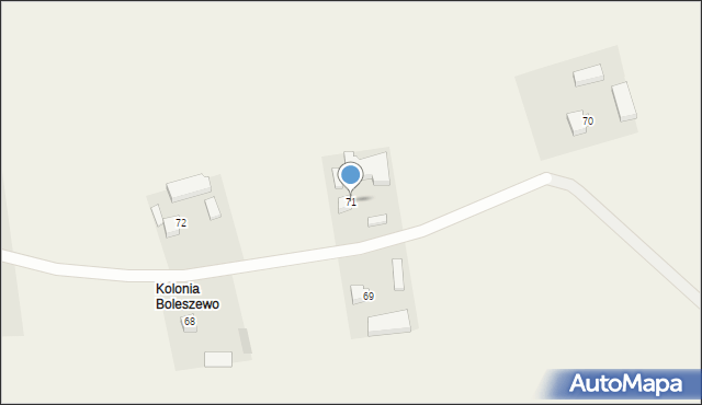 Boleszewo, Boleszewo, 71, mapa Boleszewo